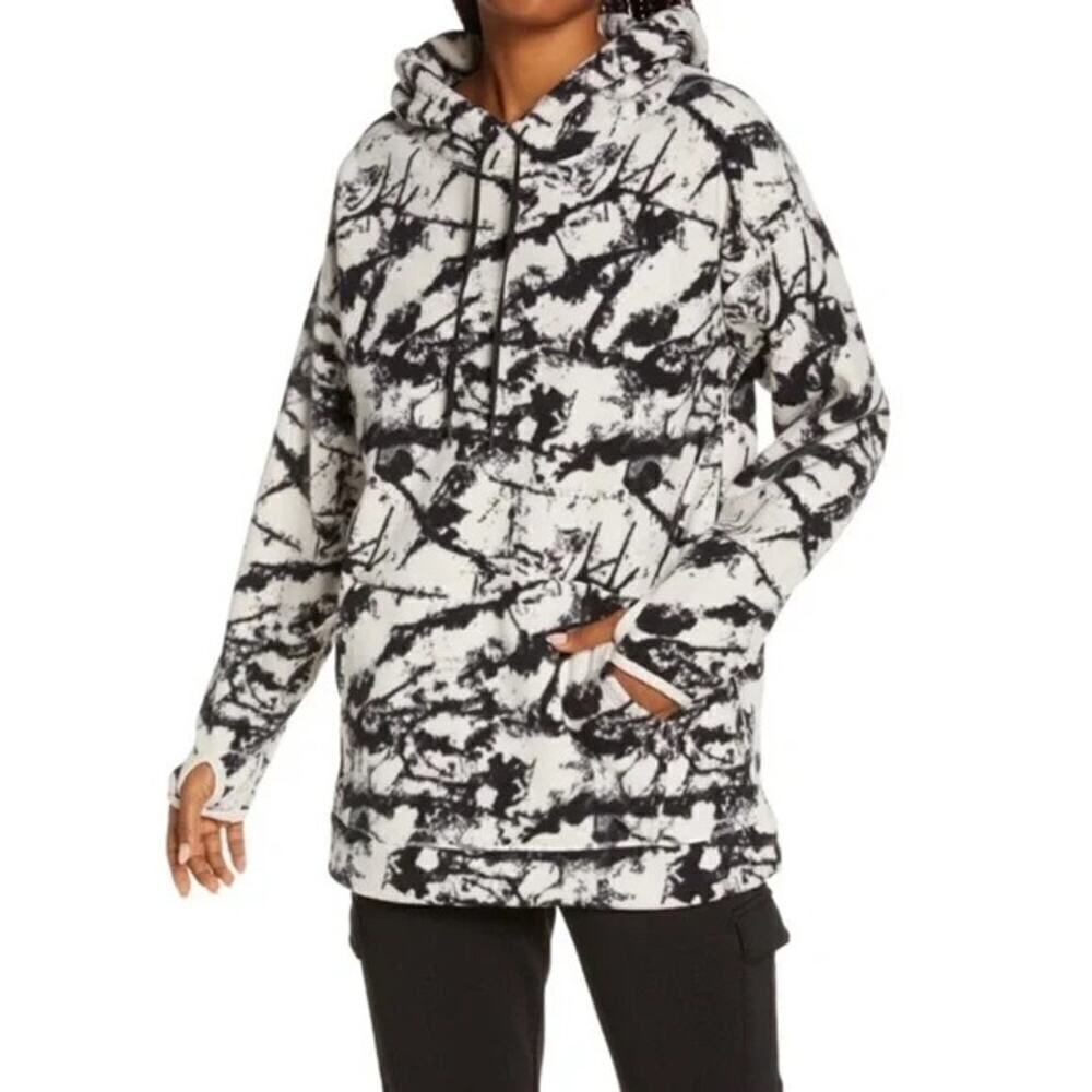 NWT Zella Cozy Up Printed Hoodie - Size: Small